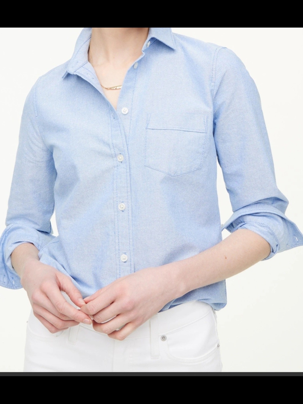 J. Crew Light Blue Casual Button-Down Shirt